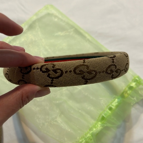 Padded Gucci headband - handmade using original fabric - Picture 3 of 5